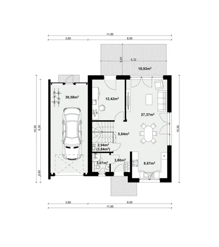 Lena_parter_KOZY_garaz z lewej